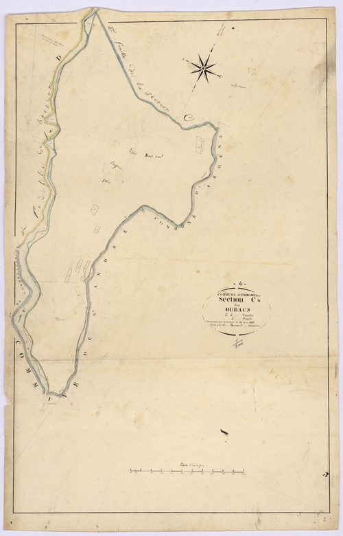 THORAME-BASSE - Section C, les Hubacs.