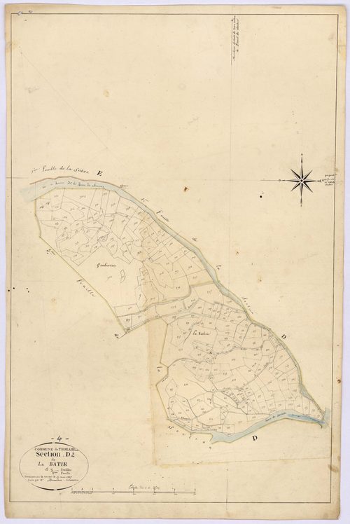 THORAME-BASSE - Section D, la Batie.