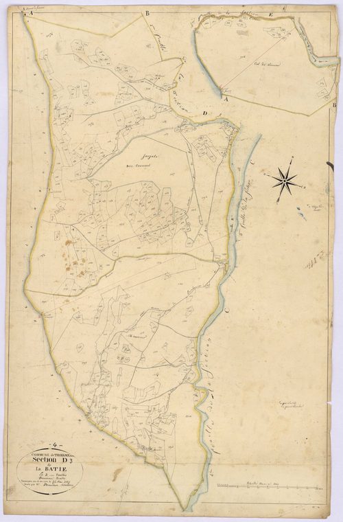 THORAME-BASSE - Section D, la Batie.