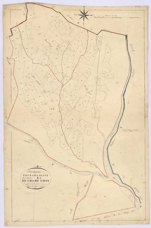 THORAME-BASSE - Section E, Champ-Gras.