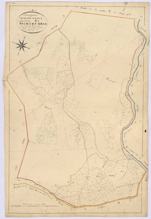 THORAME-BASSE - Section E, Champ-Gras.