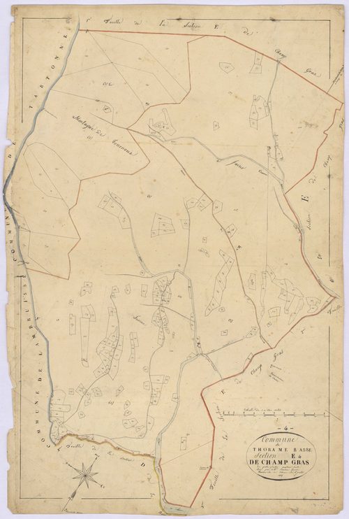 THORAME-BASSE - Section E, Champ-Gras.