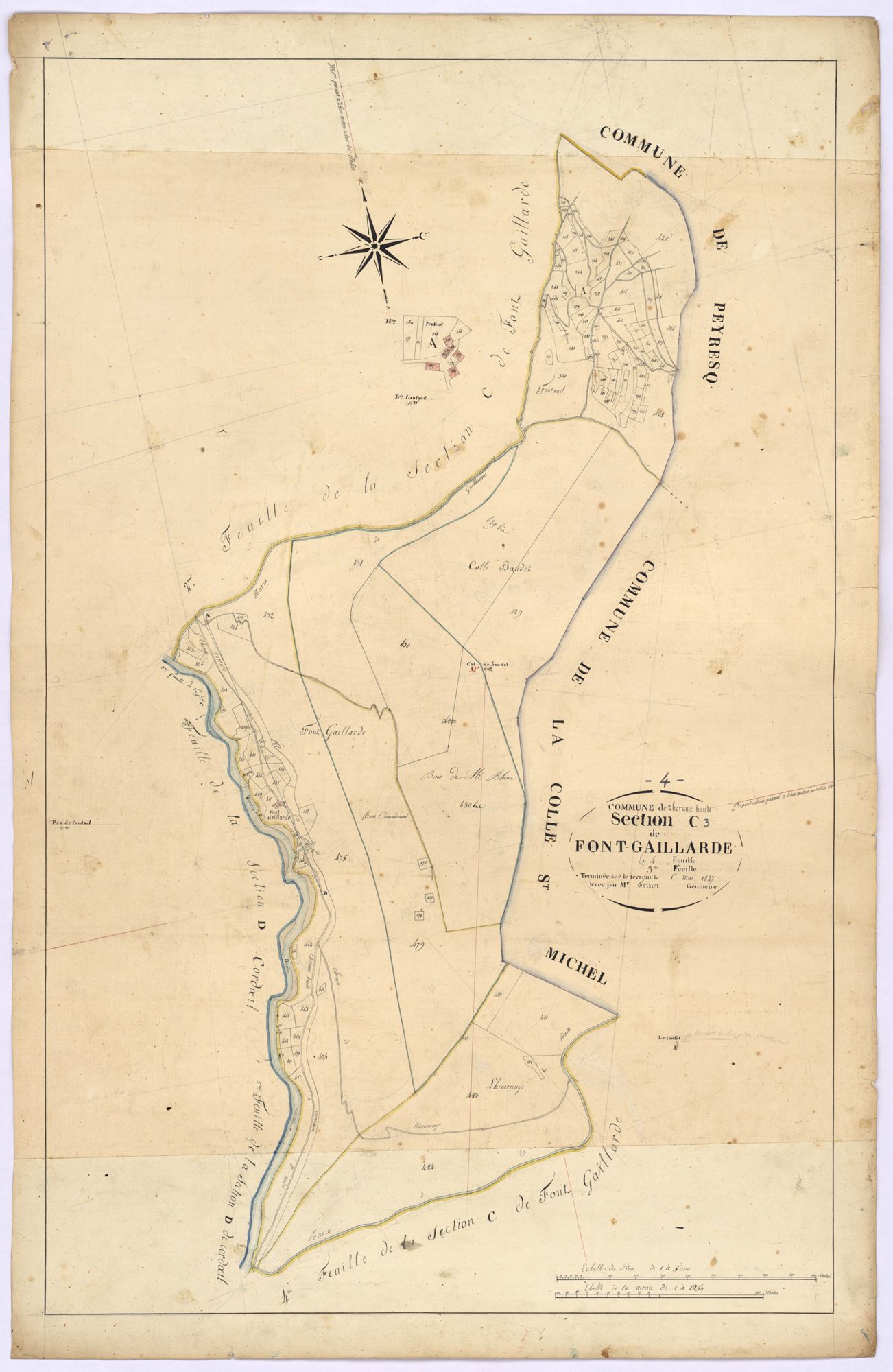 THORAME-HAUTE - Section C, Font-Gaillarde.