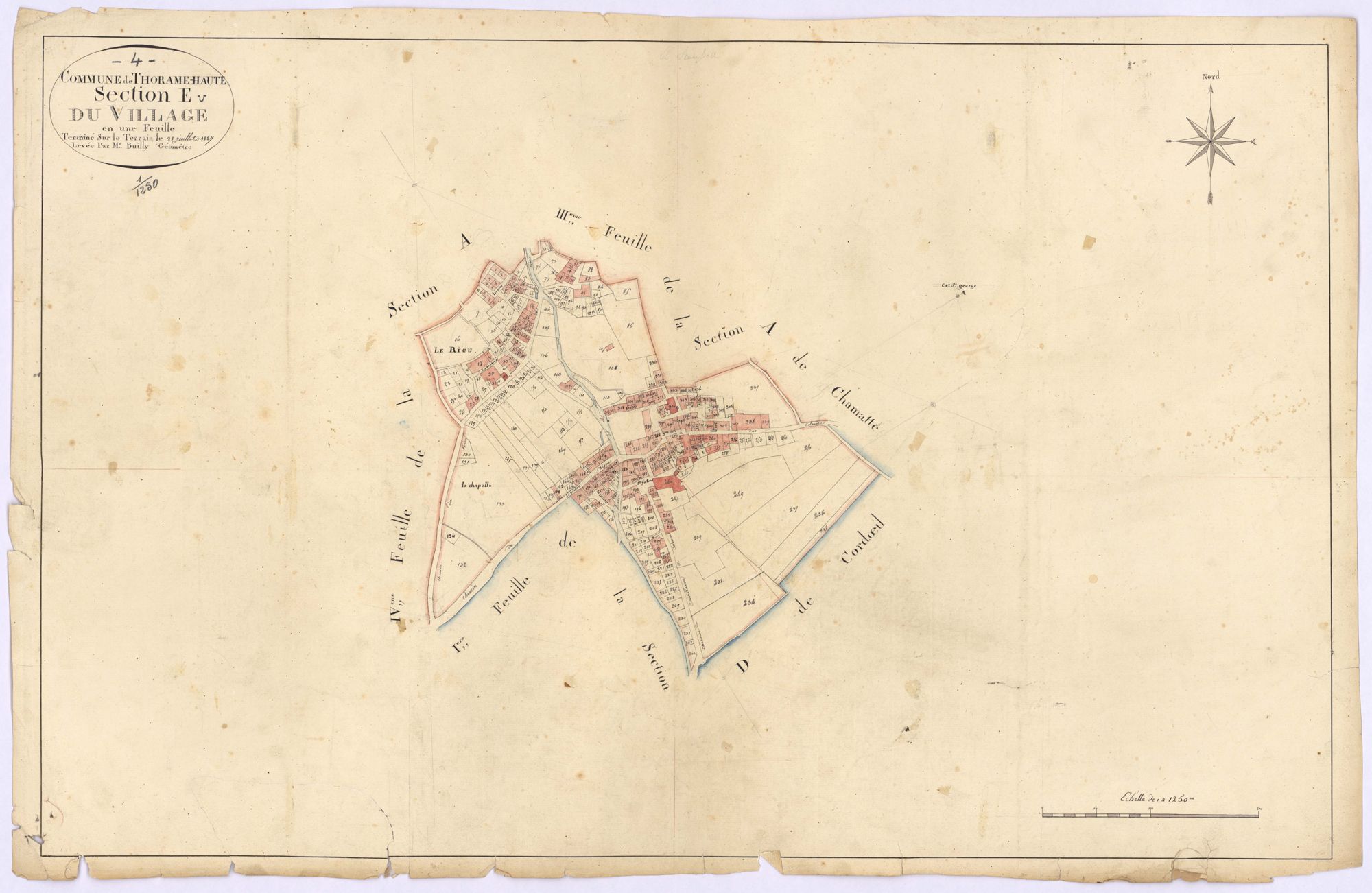 THORAME-HAUTE - Section E, le Village.