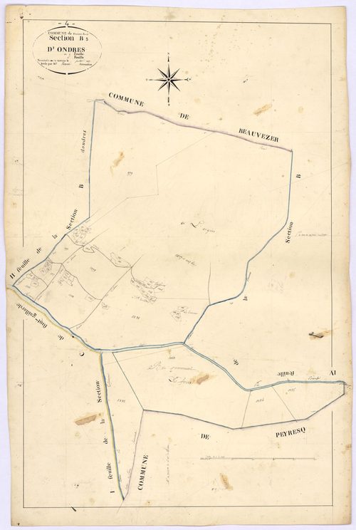 THORAME-HAUTE - Section B, Ondres.
