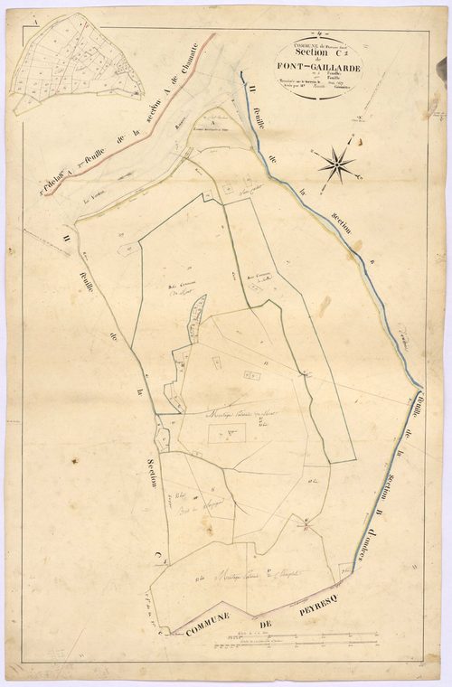 THORAME-HAUTE - Section C, Font-Gaillarde.
