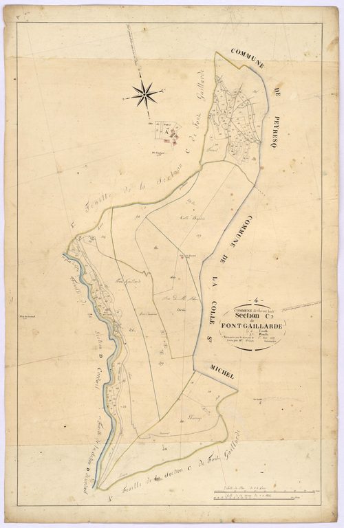 THORAME-HAUTE - Section C, Font-Gaillarde.