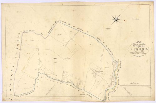 THORAME-HAUTE - Section D, Cordoeil.