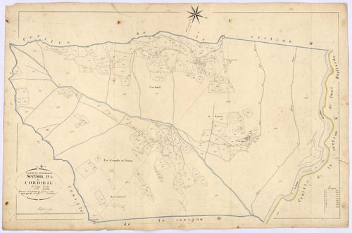 THORAME-HAUTE - Section D, Cordoeil.