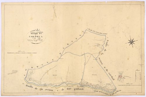 THORAME-HAUTE - Section D, Cordoeil.