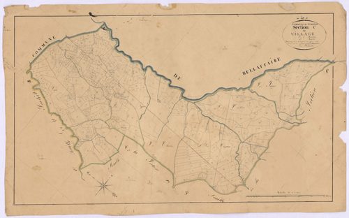 TURRIERS - Section C, le Village.