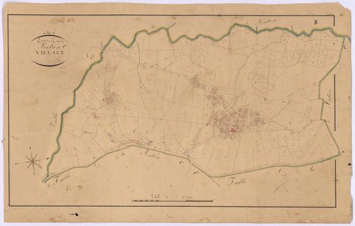 TURRIERS - Section C, le Village.