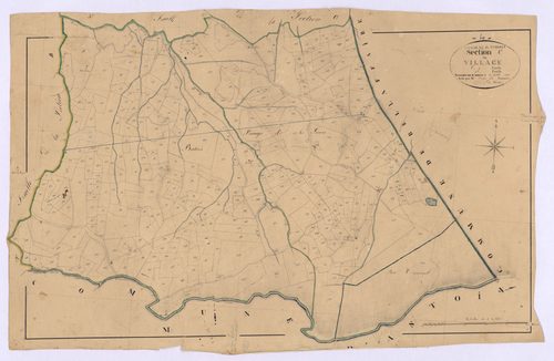 TURRIERS - Section C, le Village.