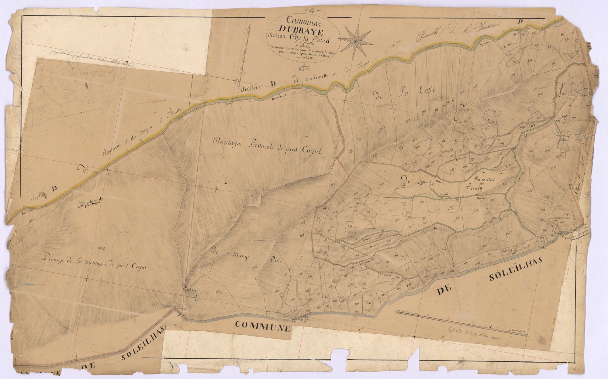 UBRAYE - Section C, la Palud.