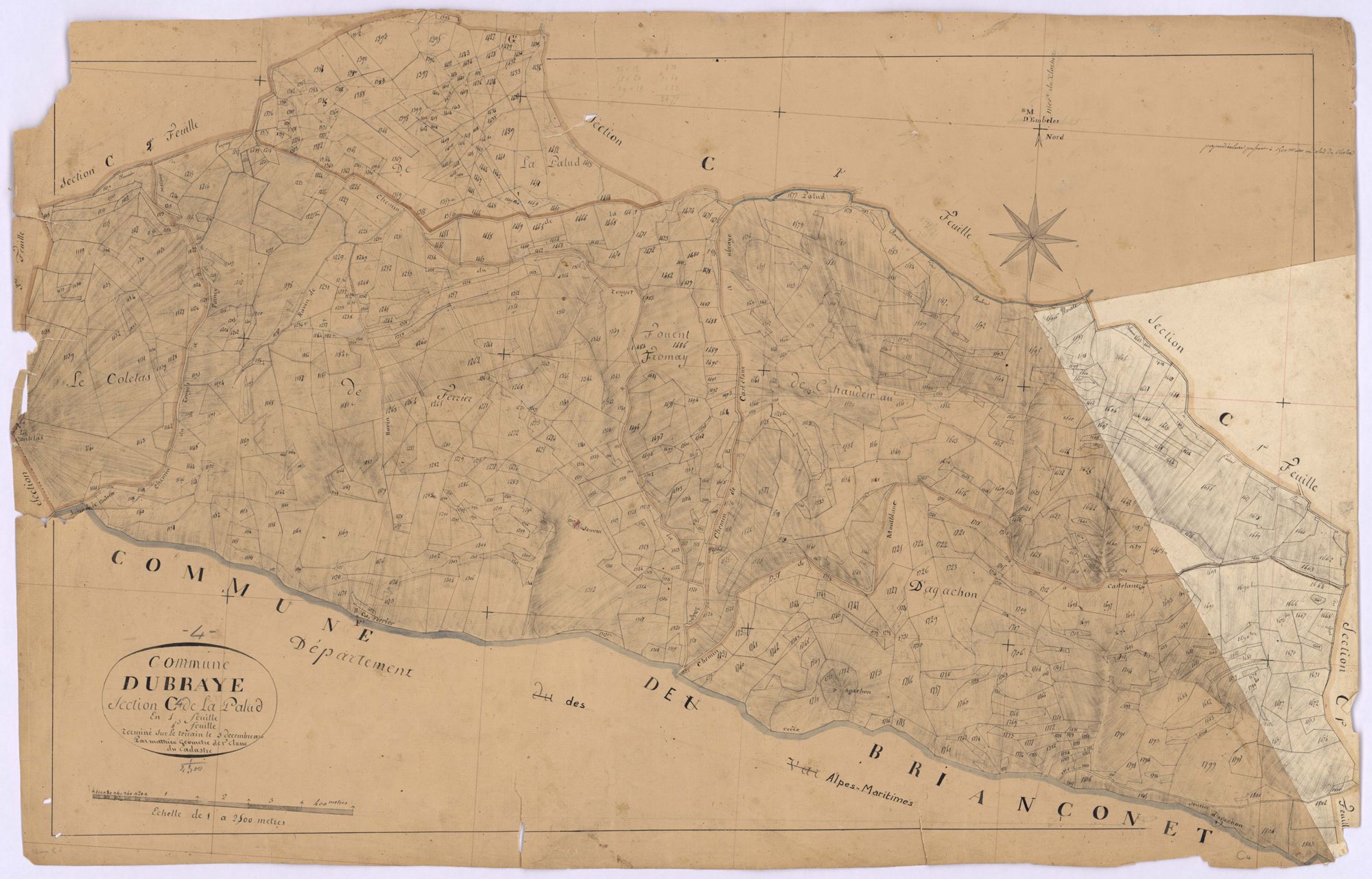 UBRAYE - Section C, la Palud.
