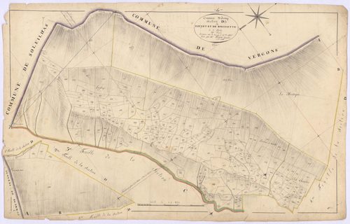 UBRAYE - Section D, Rouinette et Touyet.