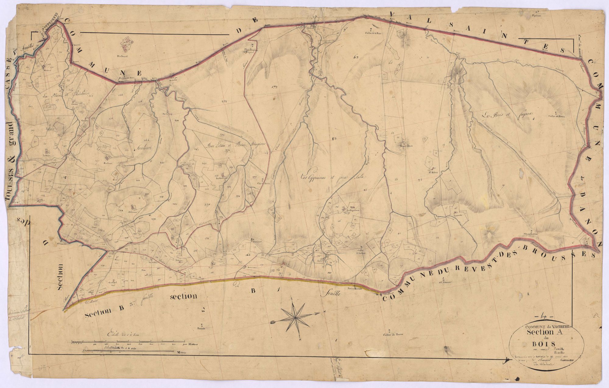 VACHERES - Section A, Bois.