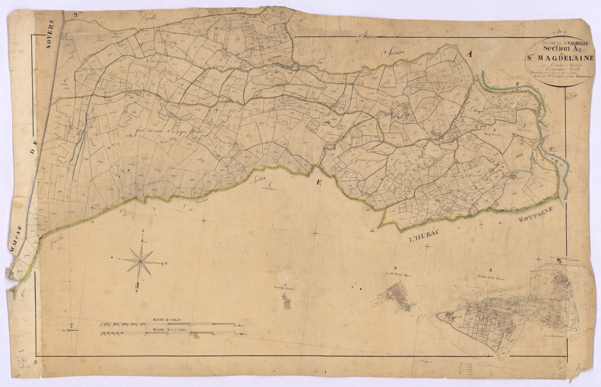VALBELLE - Section A, Sainte-Magdelaine.