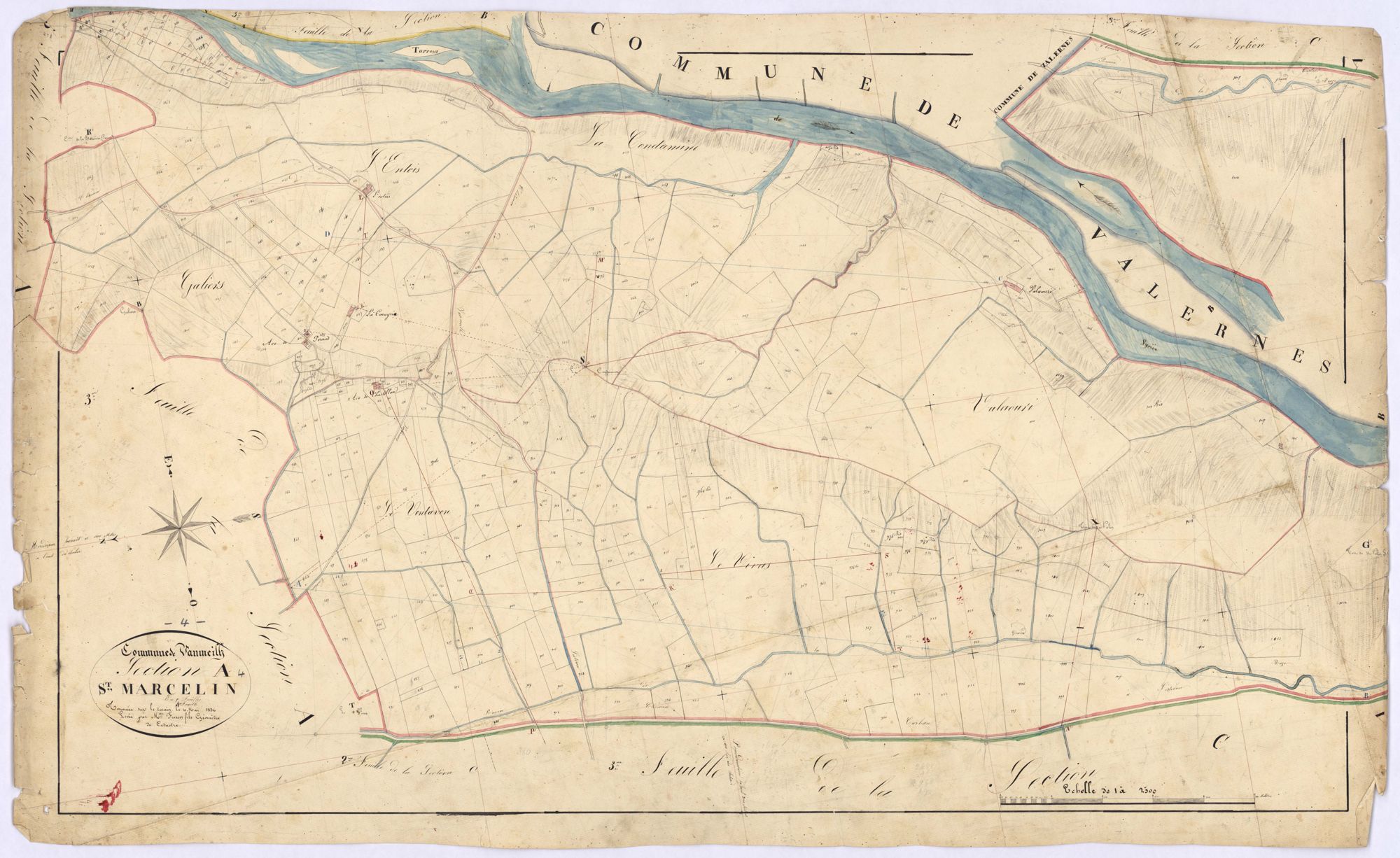 VAUMEILH - Section A, Saint-Marcelin.