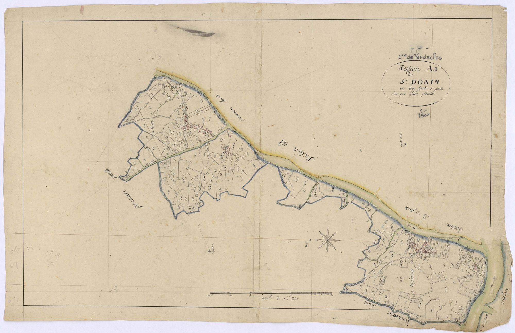 VERDACHES - Section A, Saint-Donin.