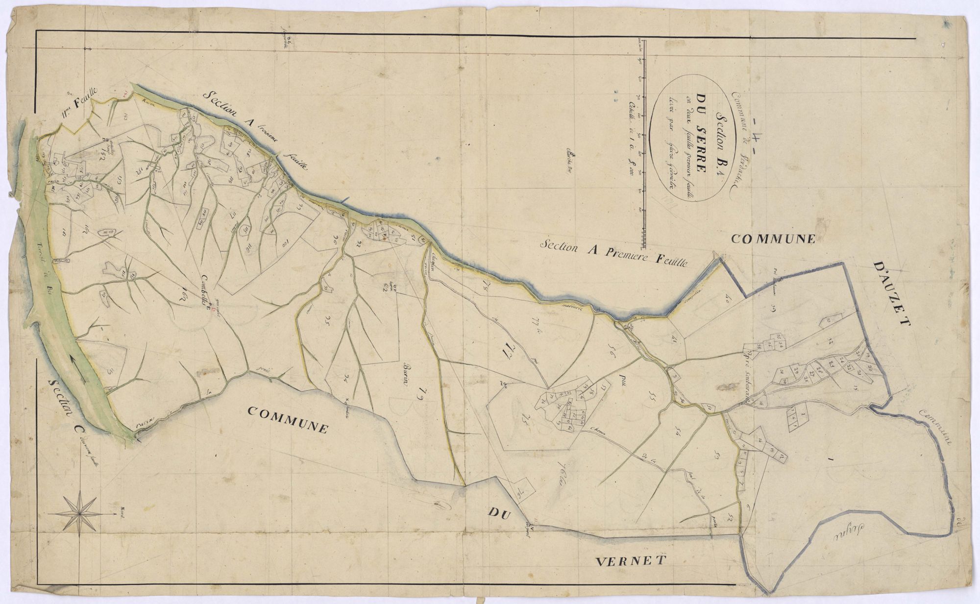VERDACHES - Section B, le Serre.