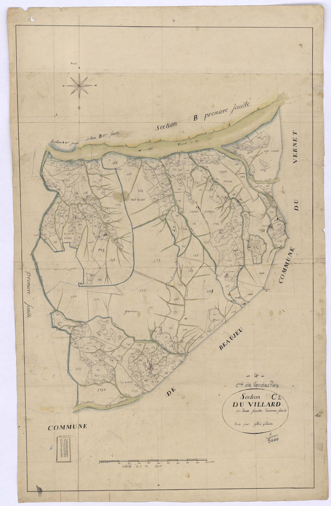 VERDACHES - Section C, le Villard.