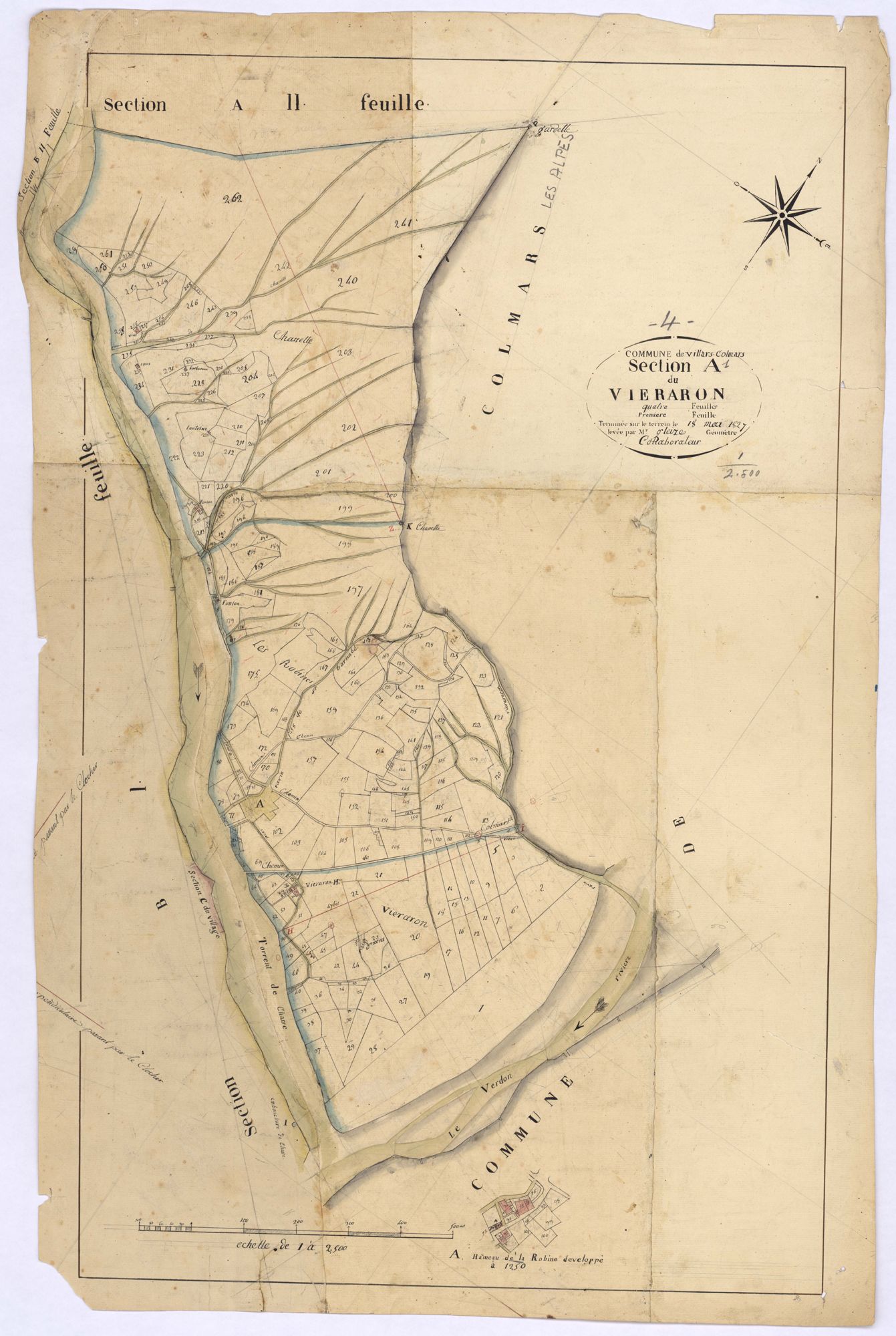 VILLARS-COLMARS - Section A, le Vieraron.