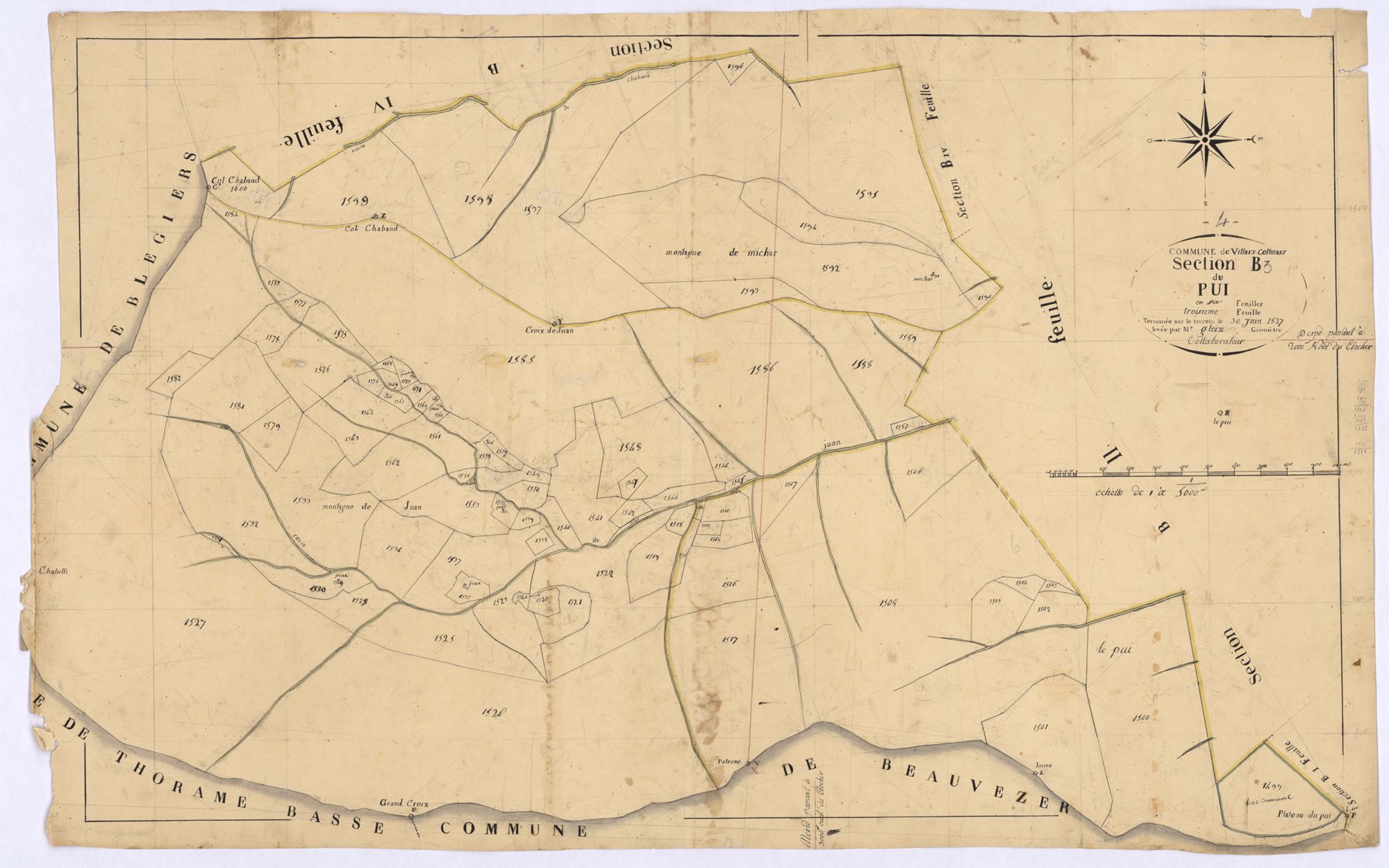 VILLARS-COLMARS - Section B, le Pui.