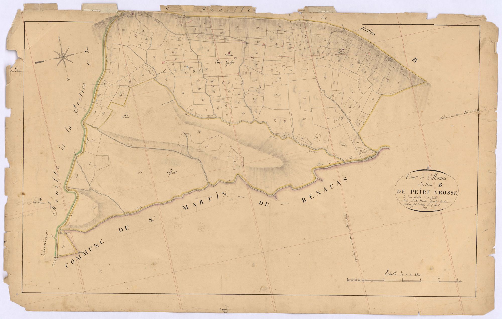 VILLEMUS - Section B, Peire-Grosse.