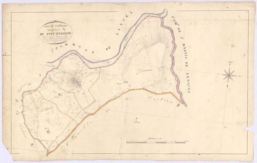 VILLEMUS - Section A, Font-Falisse.