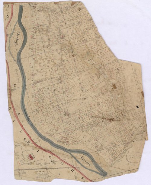 VOLONNE - Section A, le Plan.