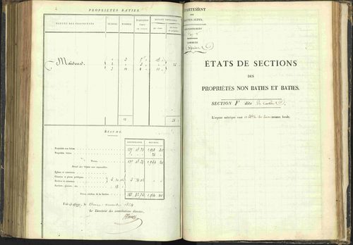 Agnières-en-Dévoluy - 3 P 108/1 - 3 P 108/1 - Matrice folios 1-340. 