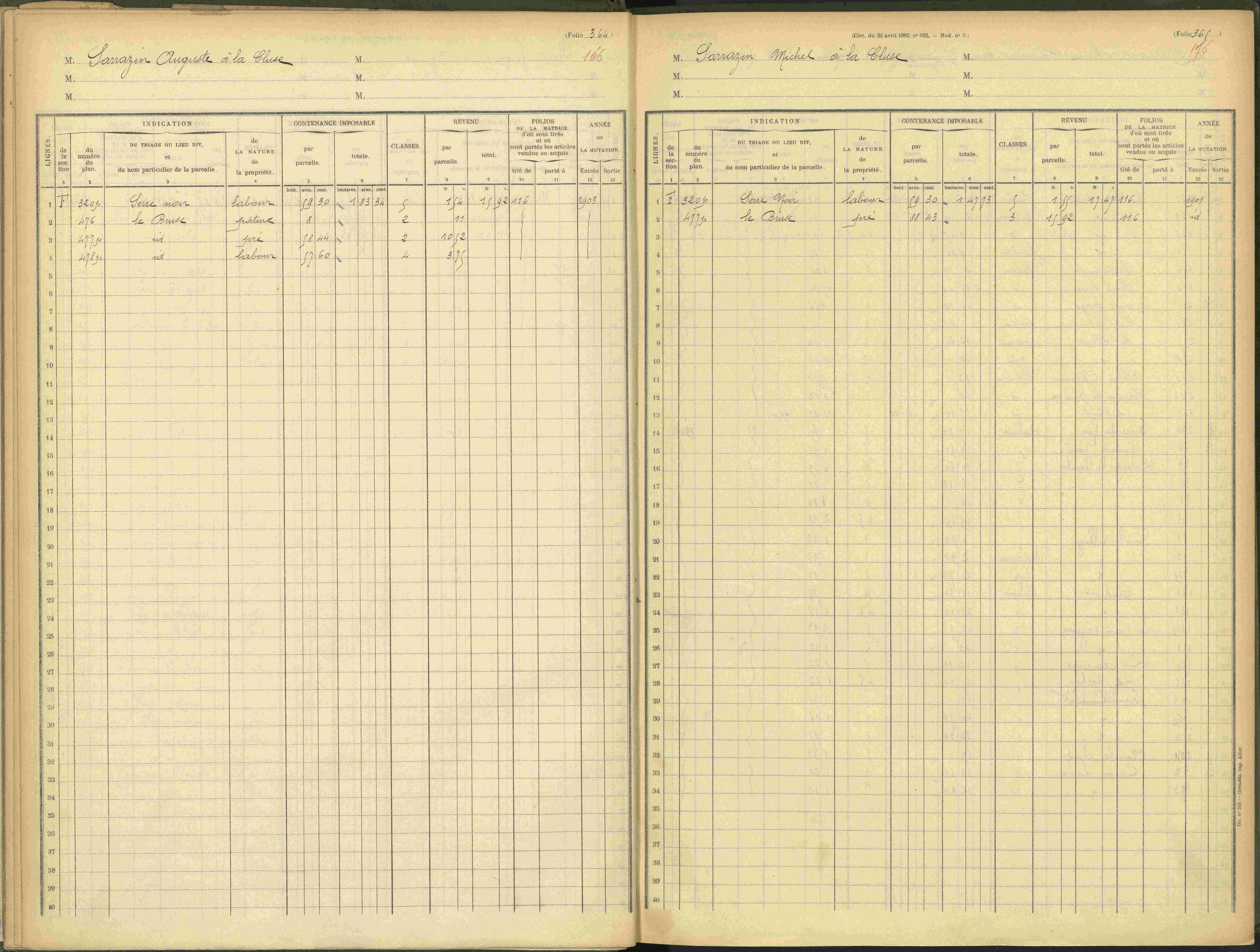 Agnières-en-Dévoluy - 3 P 109/1 - 3 P 109/1 - Matrice, folios 341-379. 