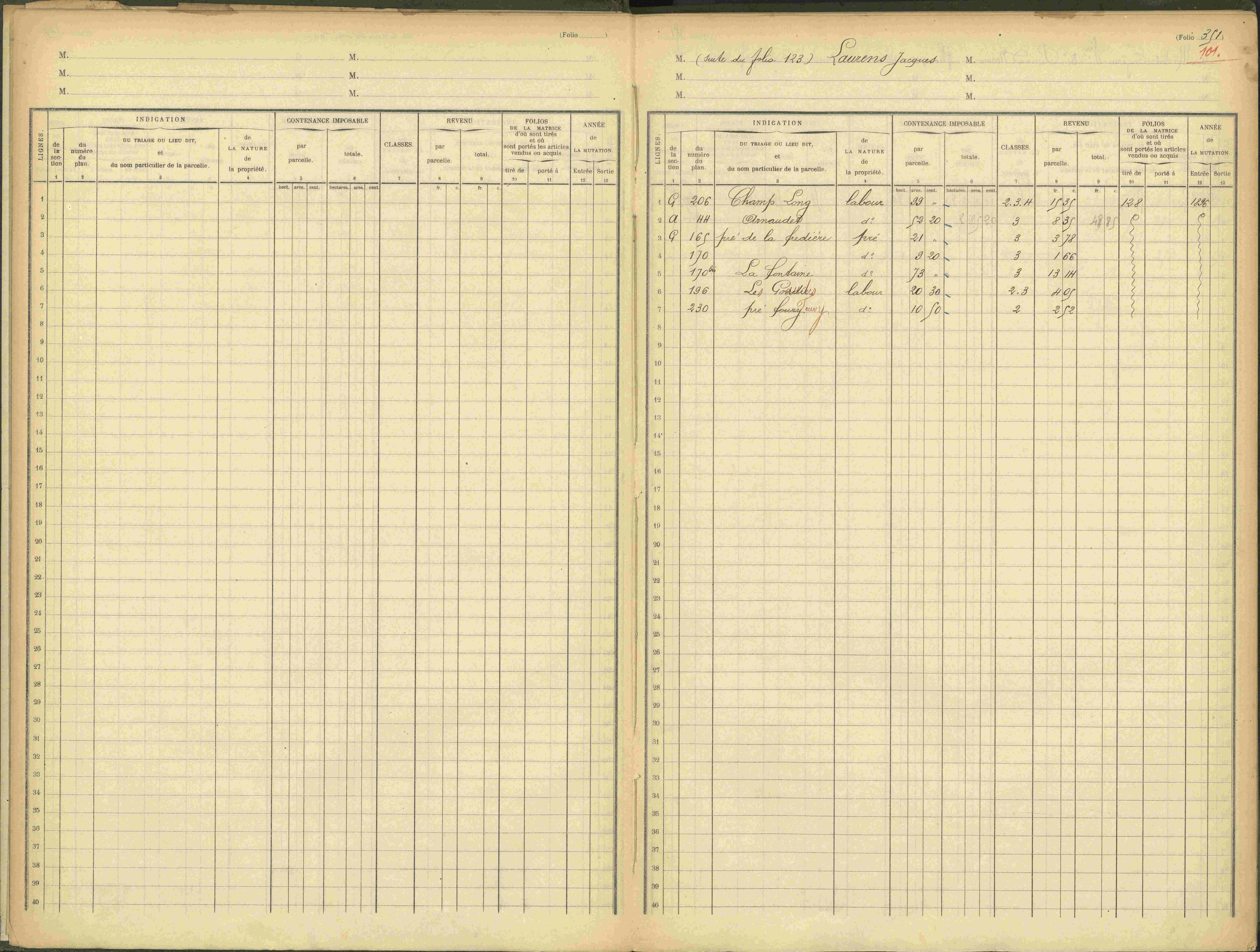 Agnières-en-Dévoluy - 3 P 109/1 - 3 P 109/1 - Matrice, folios 341-379. 