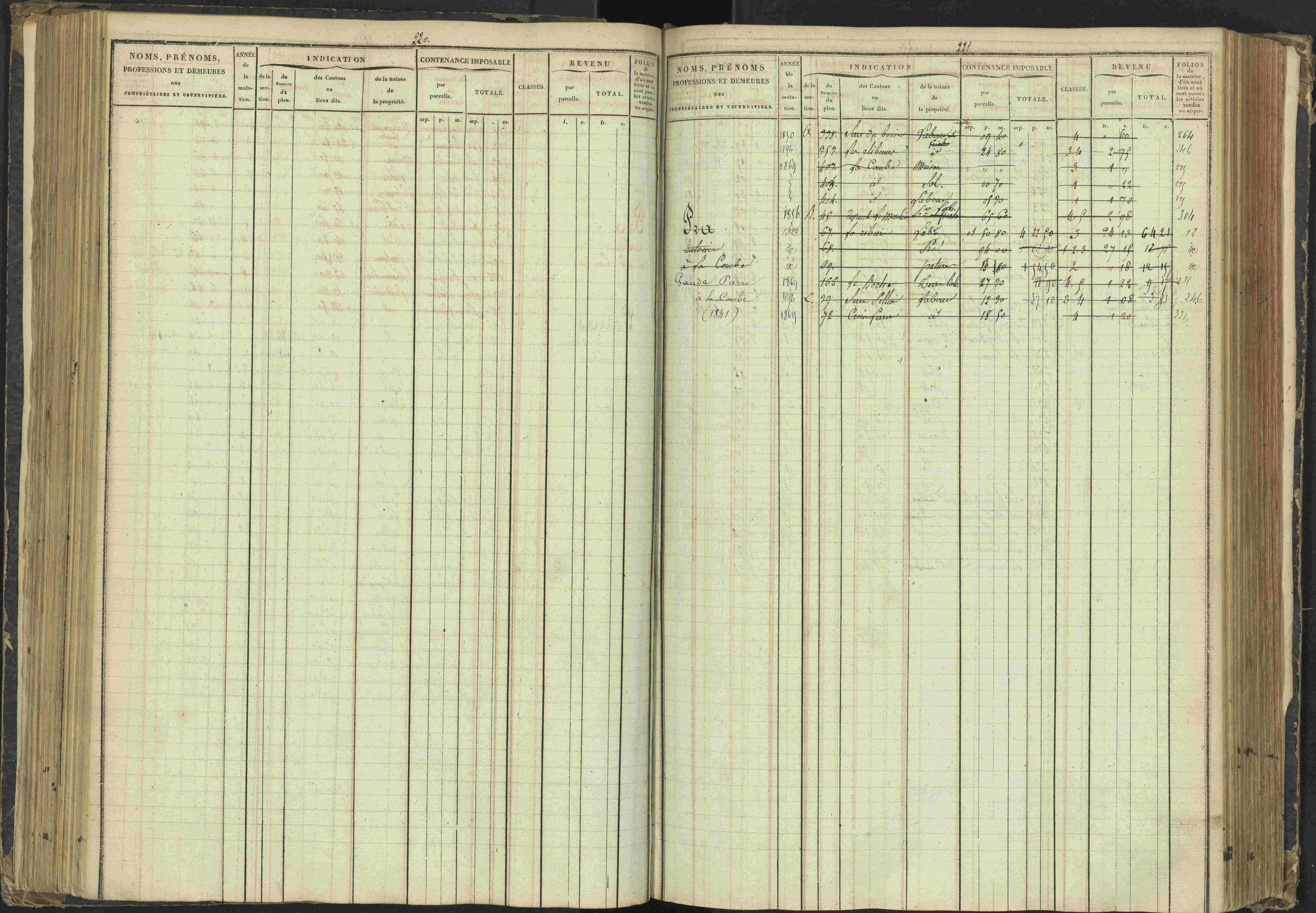 Agnières-en-Dévoluy - 3 P 108/1 - 3 P 108/1 - Matrice folios 1-340. 