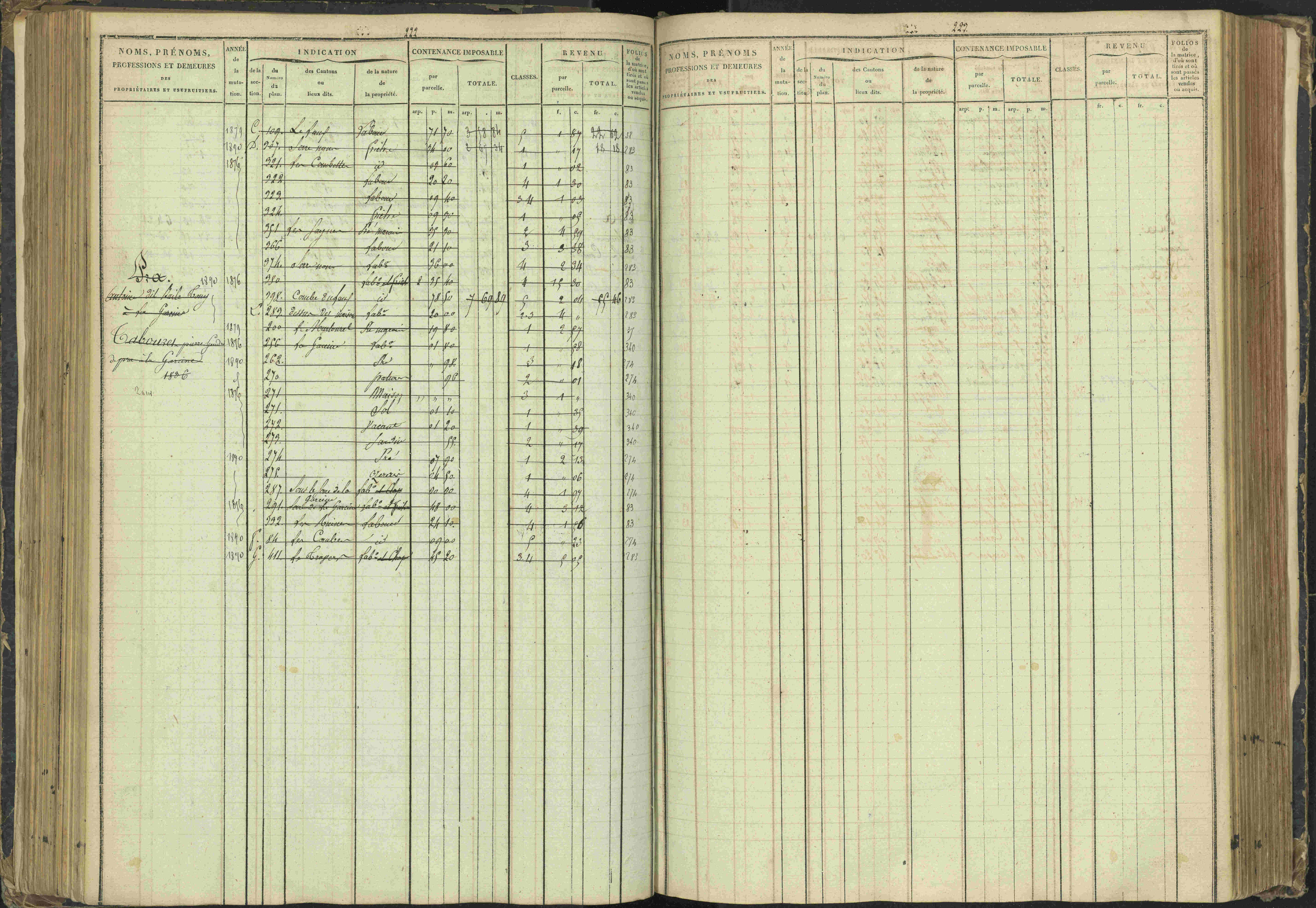 Agnières-en-Dévoluy - 3 P 108/1 - 3 P 108/1 - Matrice folios 1-340. 