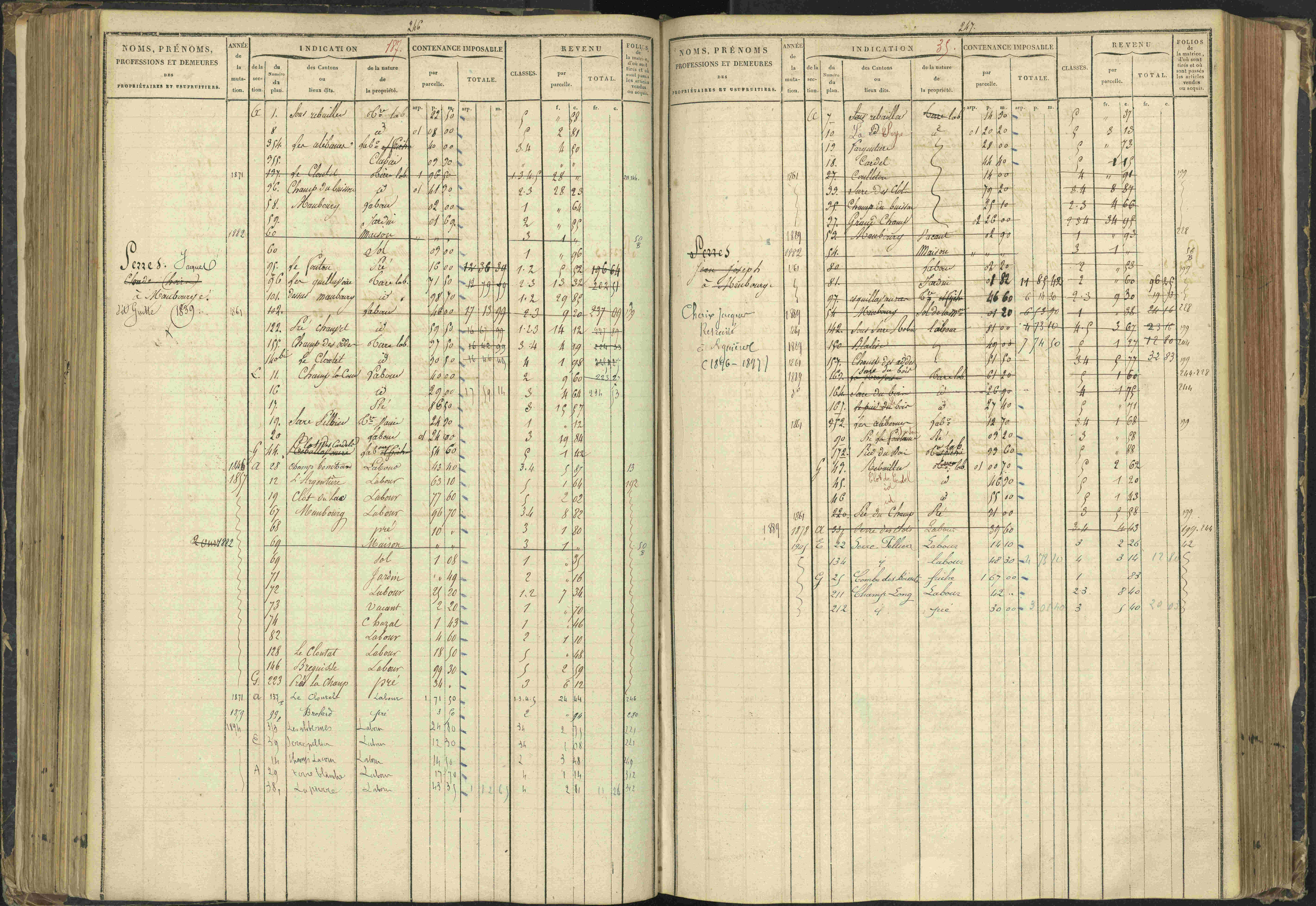 Agnières-en-Dévoluy - 3 P 108/1 - 3 P 108/1 - Matrice folios 1-340. 