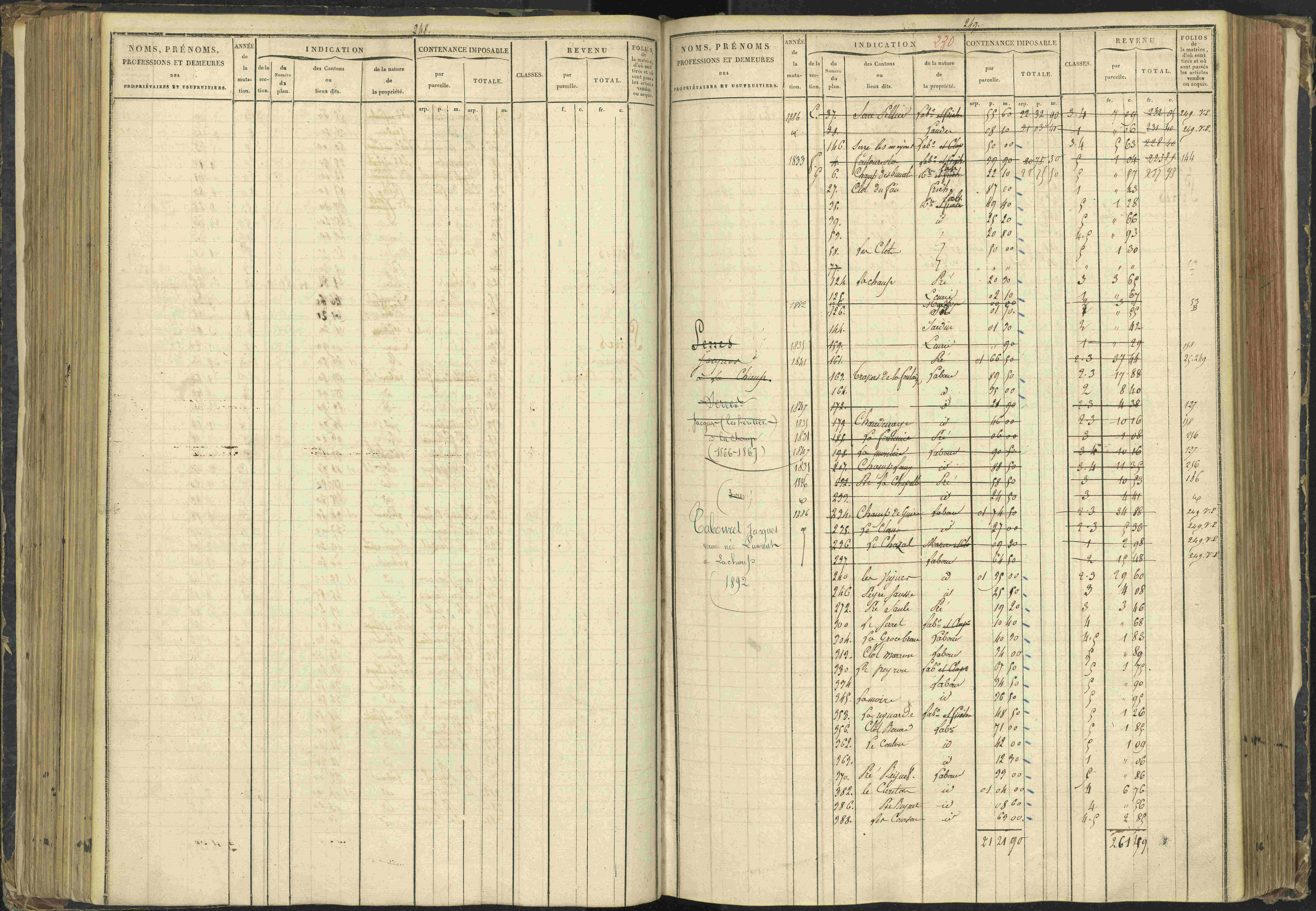 Agnières-en-Dévoluy - 3 P 108/1 - 3 P 108/1 - Matrice folios 1-340. 