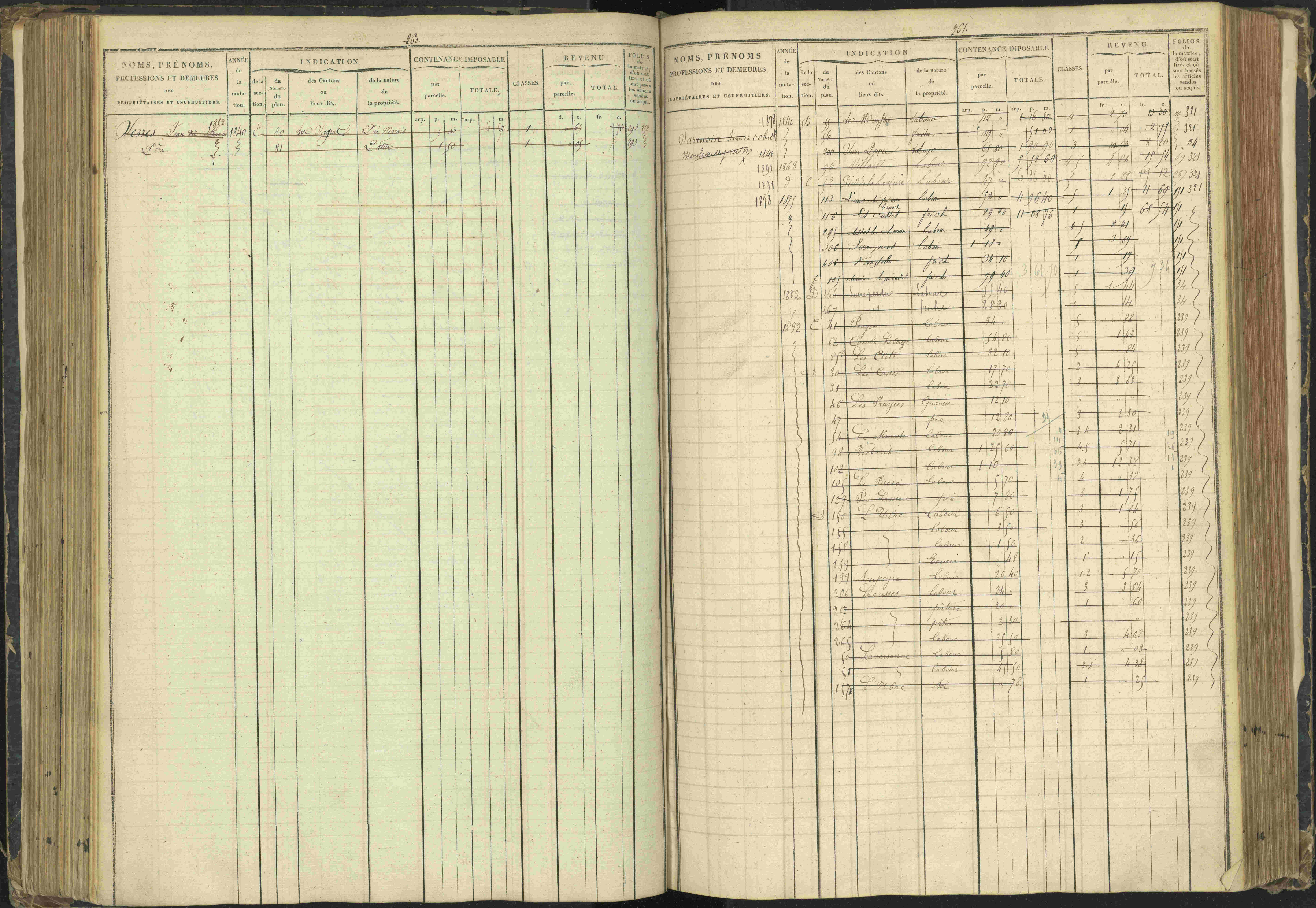 Agnières-en-Dévoluy - 3 P 108/1 - 3 P 108/1 - Matrice folios 1-340. 