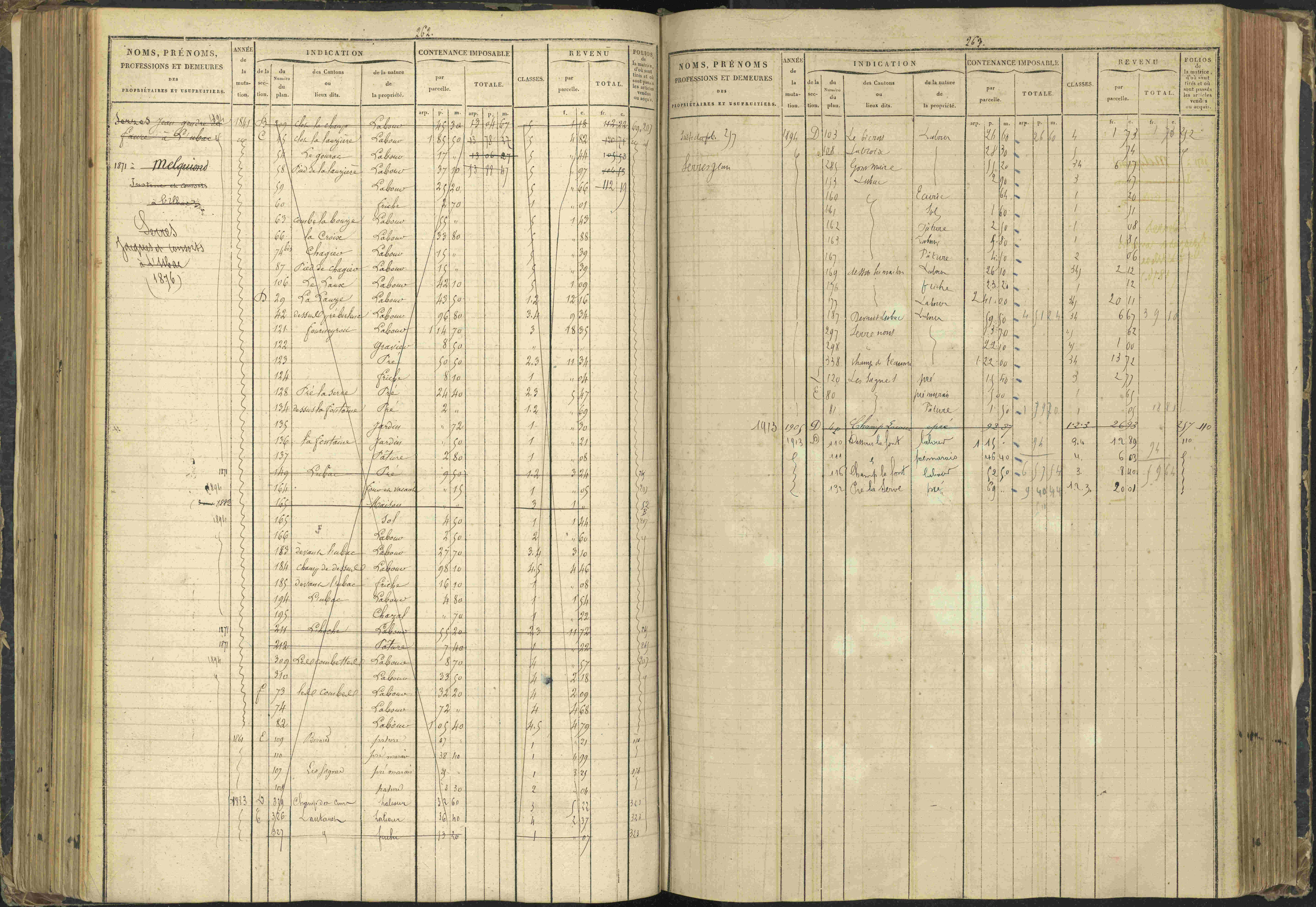 Agnières-en-Dévoluy - 3 P 108/1 - 3 P 108/1 - Matrice folios 1-340. 