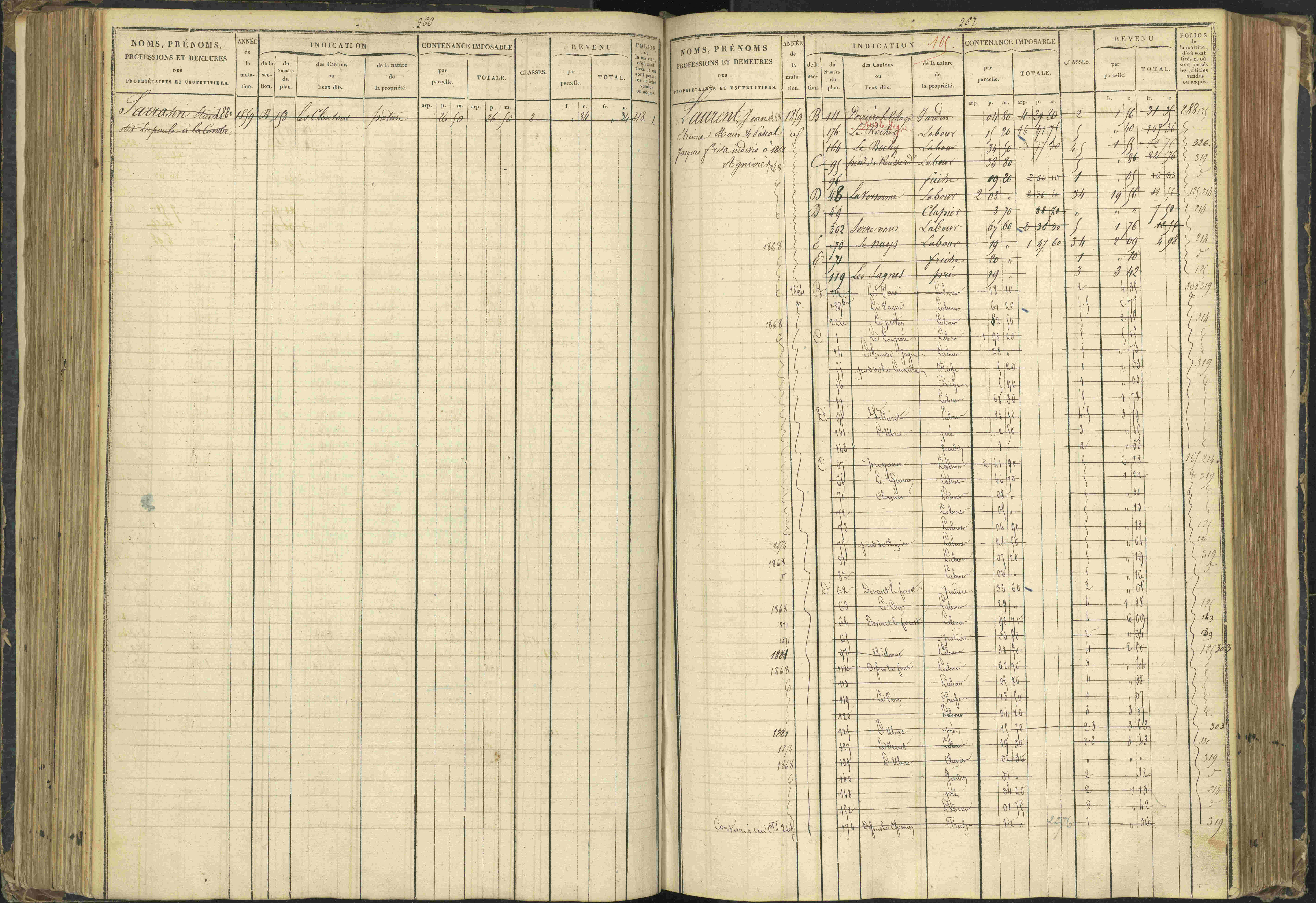 Agnières-en-Dévoluy - 3 P 108/1 - 3 P 108/1 - Matrice folios 1-340. 
