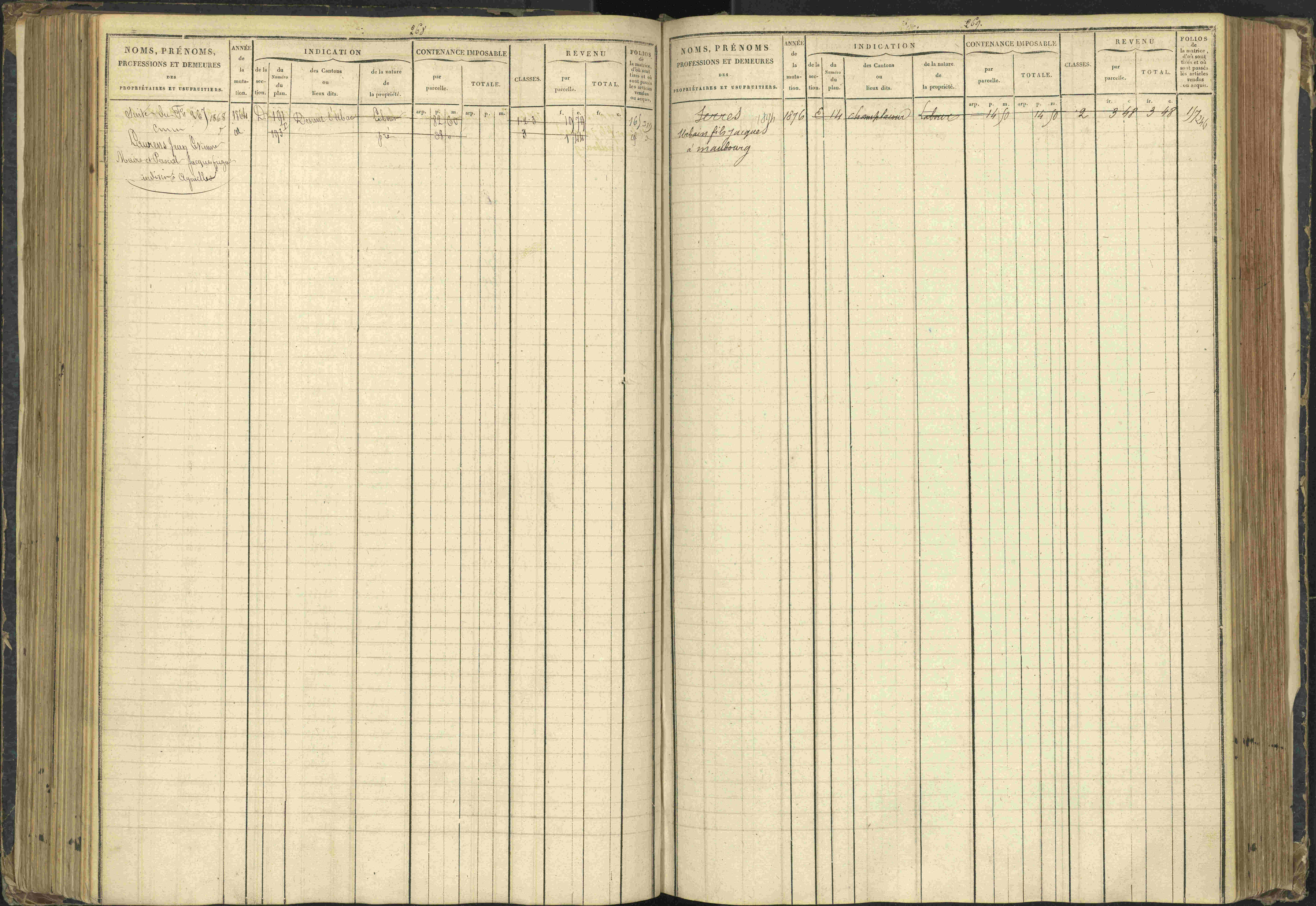 Agnières-en-Dévoluy - 3 P 108/1 - 3 P 108/1 - Matrice folios 1-340. 