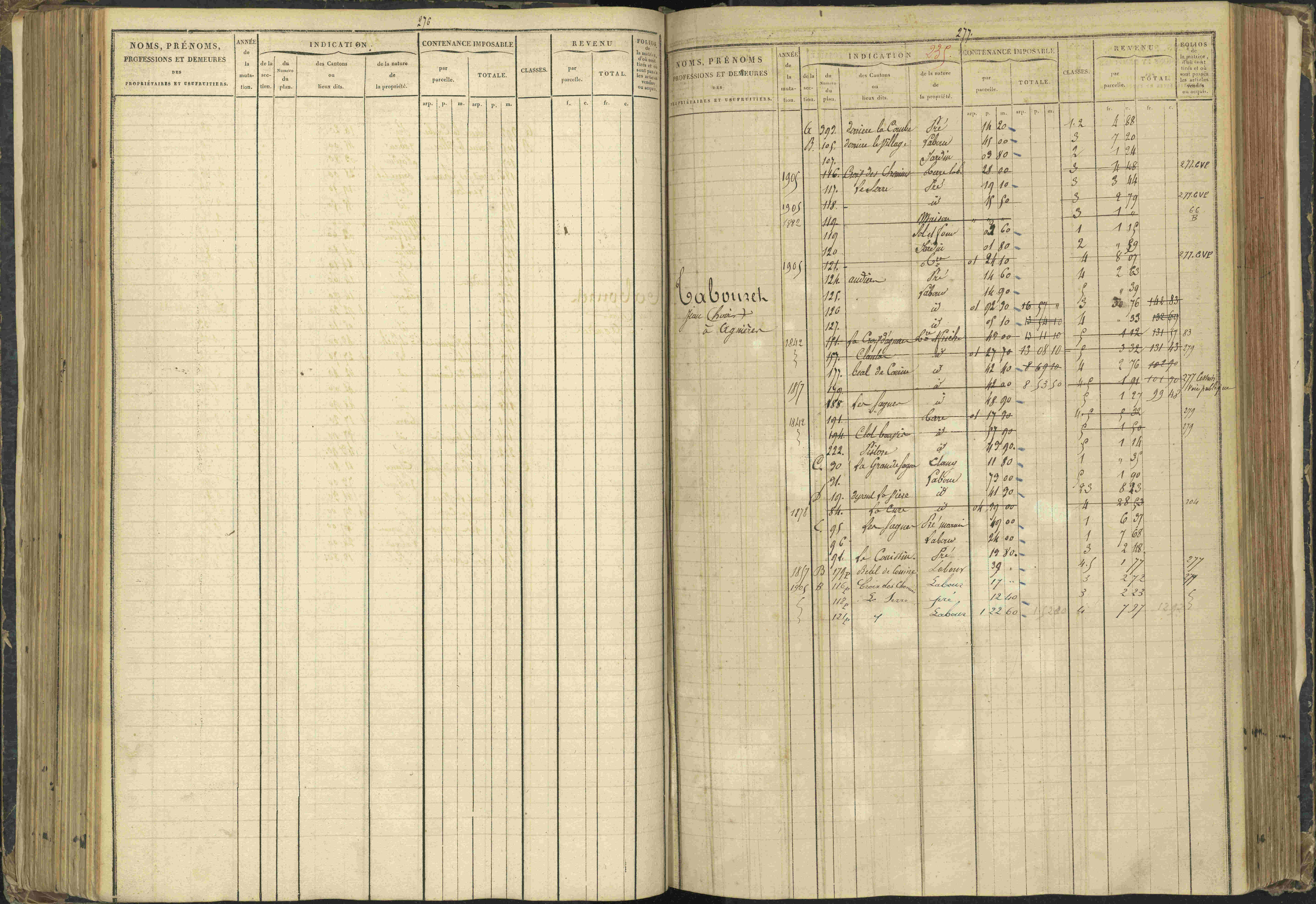 Agnières-en-Dévoluy - 3 P 108/1 - 3 P 108/1 - Matrice folios 1-340. 