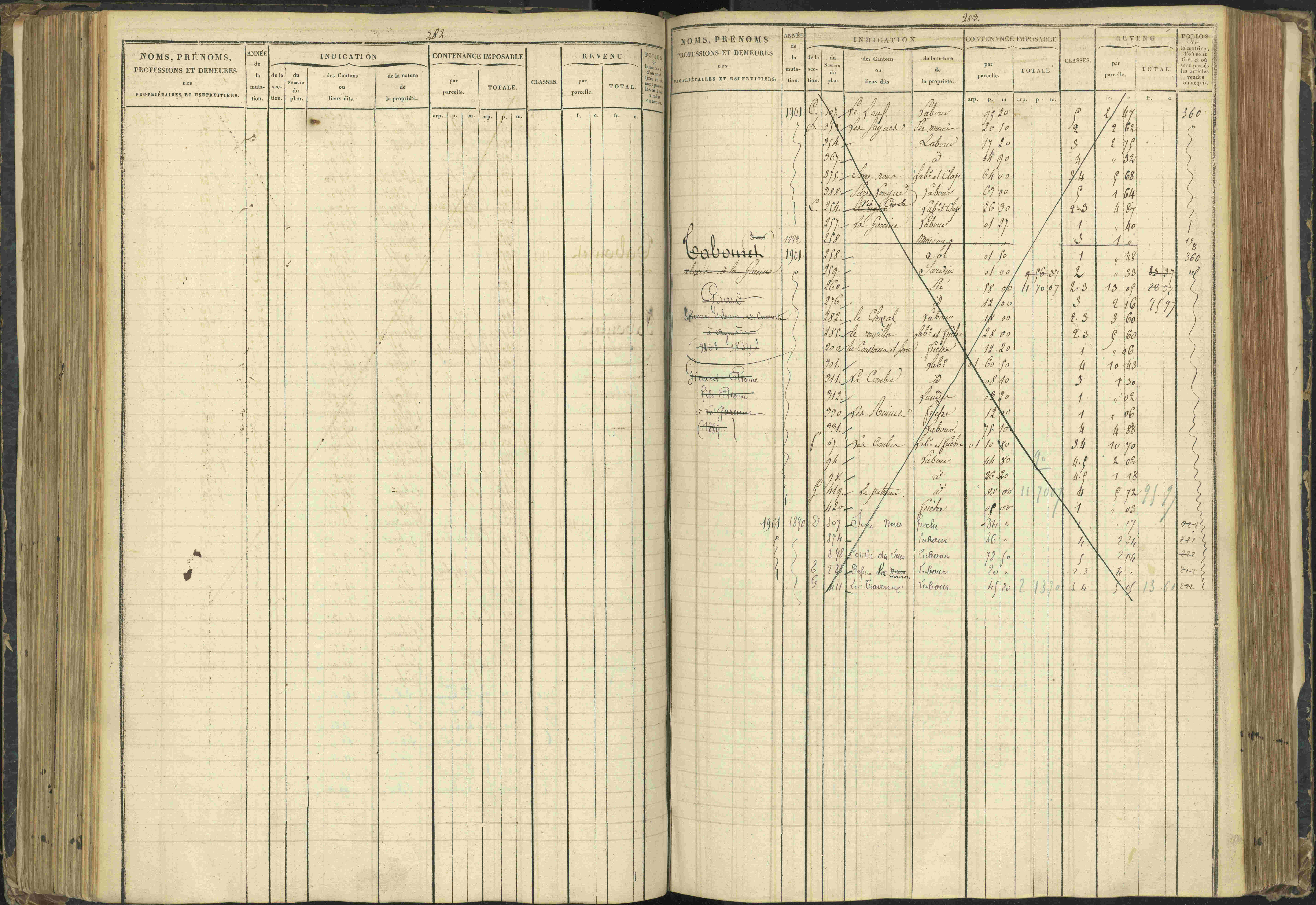 Agnières-en-Dévoluy - 3 P 108/1 - 3 P 108/1 - Matrice folios 1-340. 