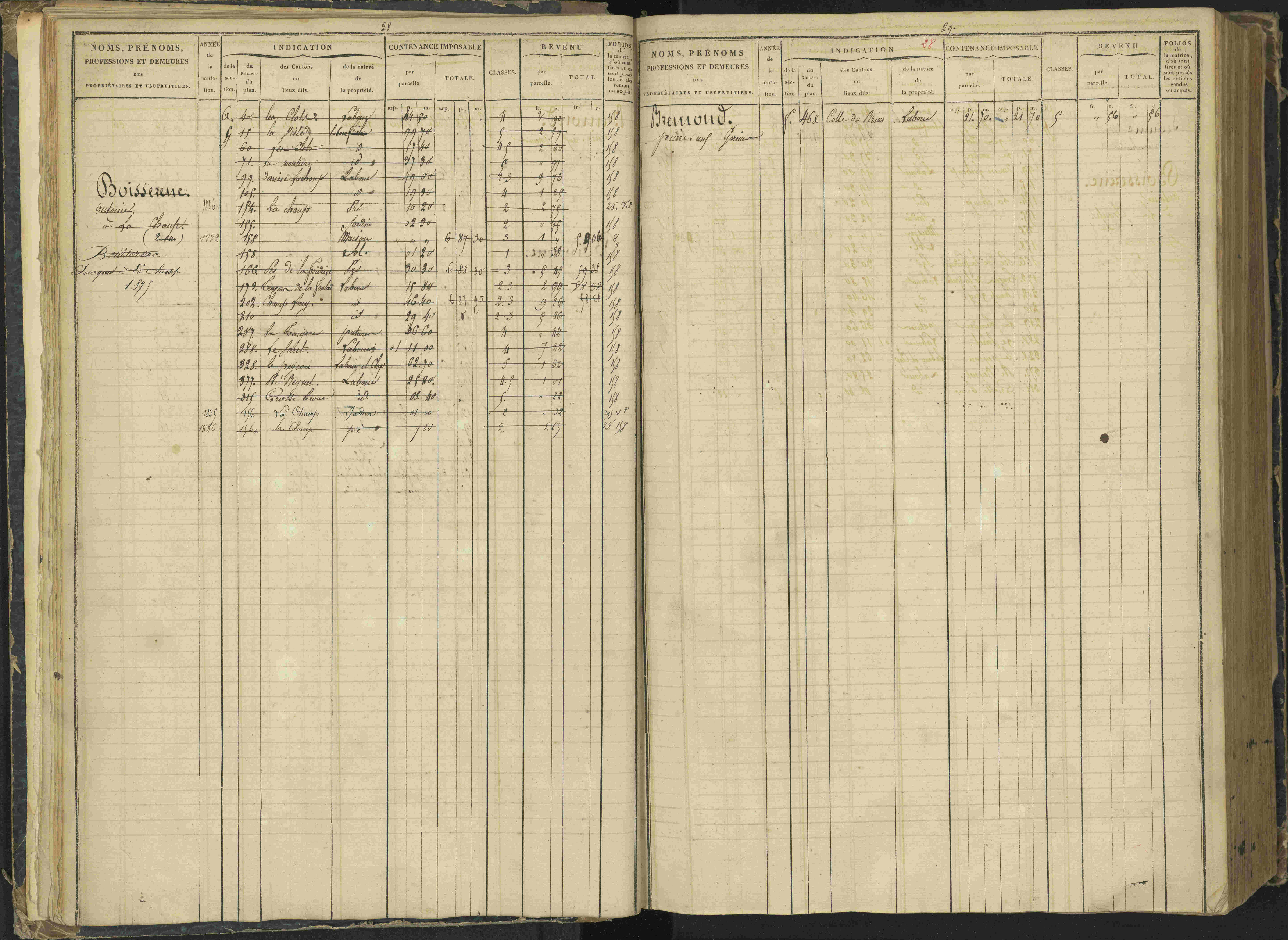 Agnières-en-Dévoluy - 3 P 108/1 - 3 P 108/1 - Matrice folios 1-340. 