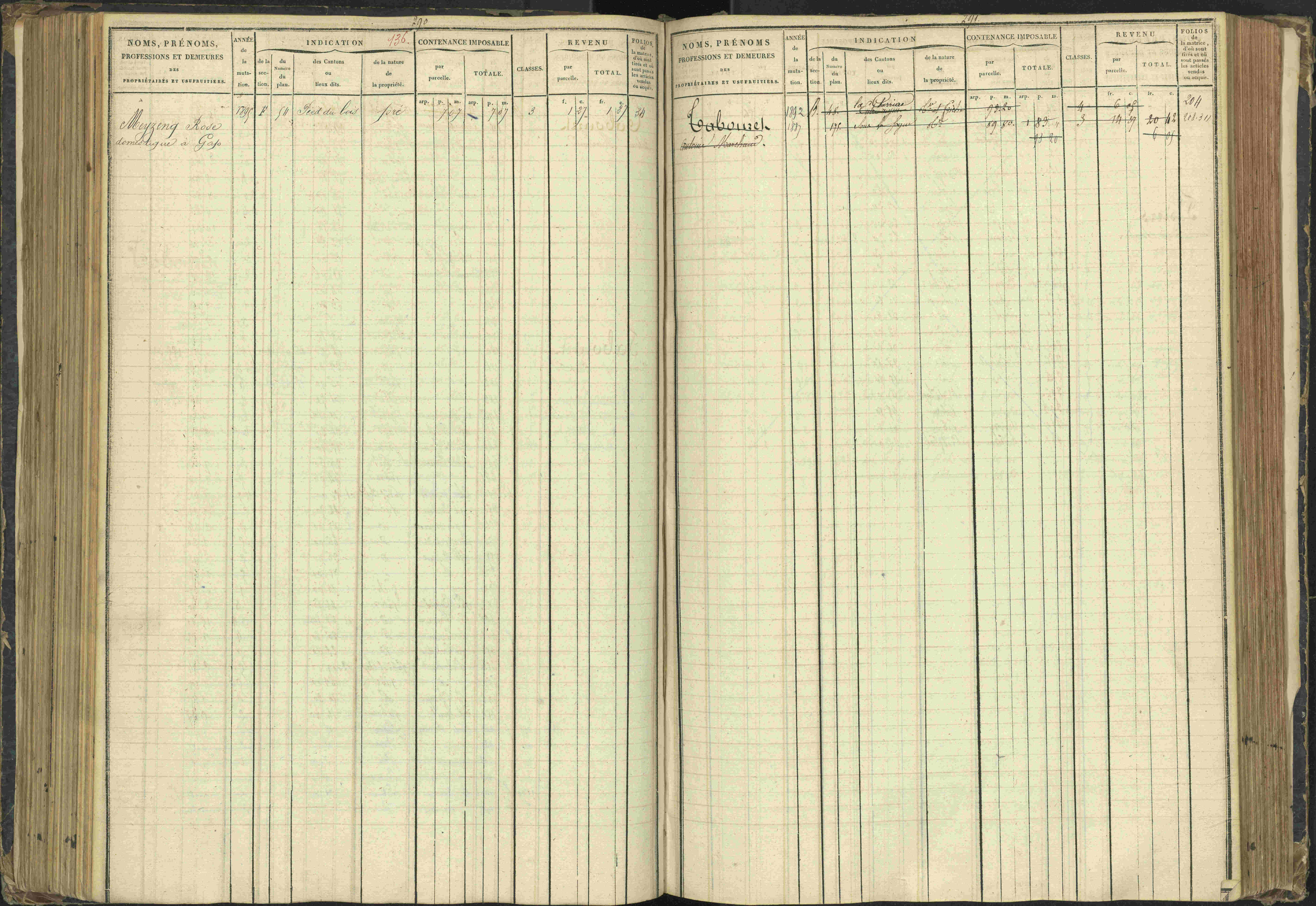 Agnières-en-Dévoluy - 3 P 108/1 - 3 P 108/1 - Matrice folios 1-340. 