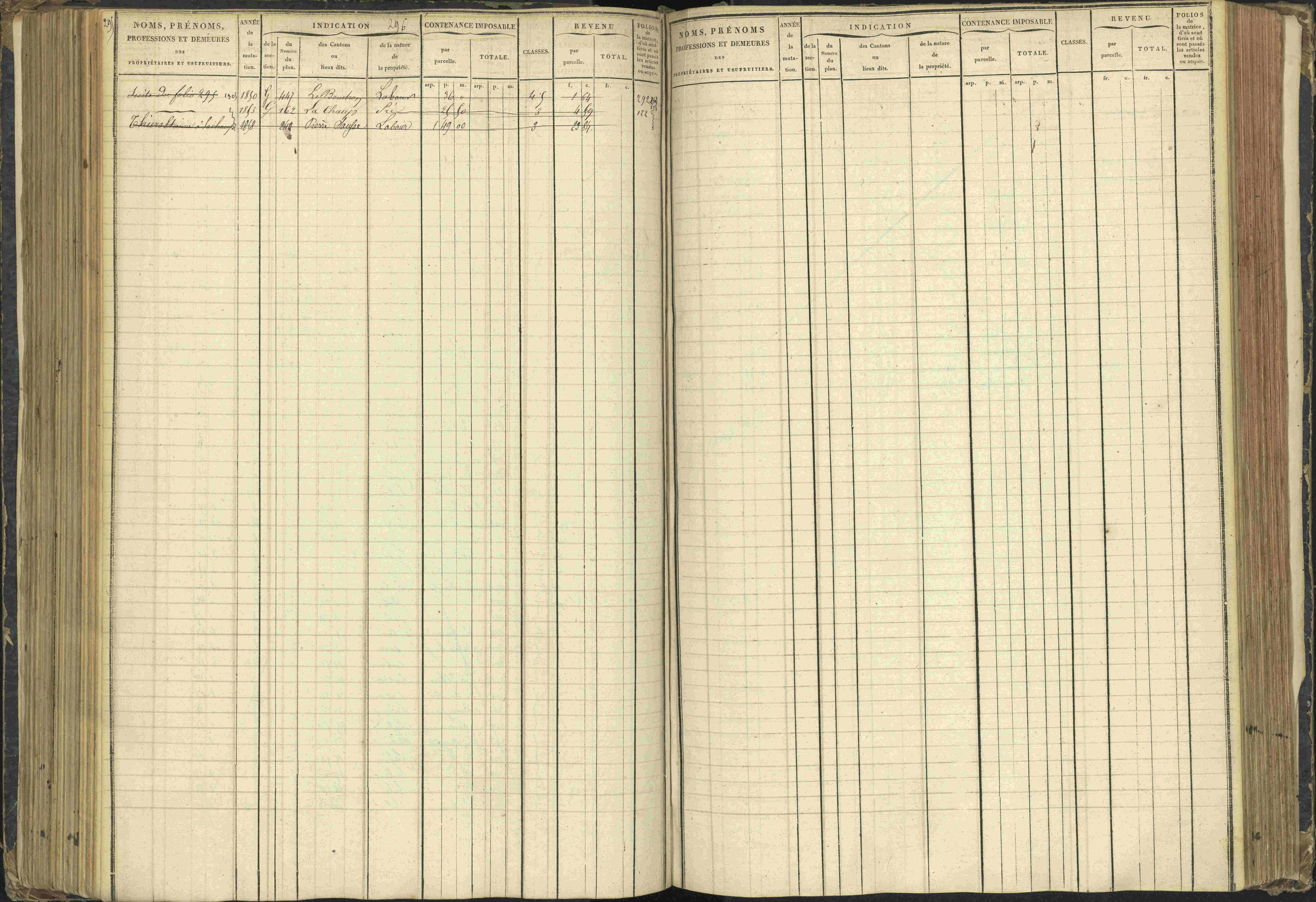 Agnières-en-Dévoluy - 3 P 108/1 - 3 P 108/1 - Matrice folios 1-340. 