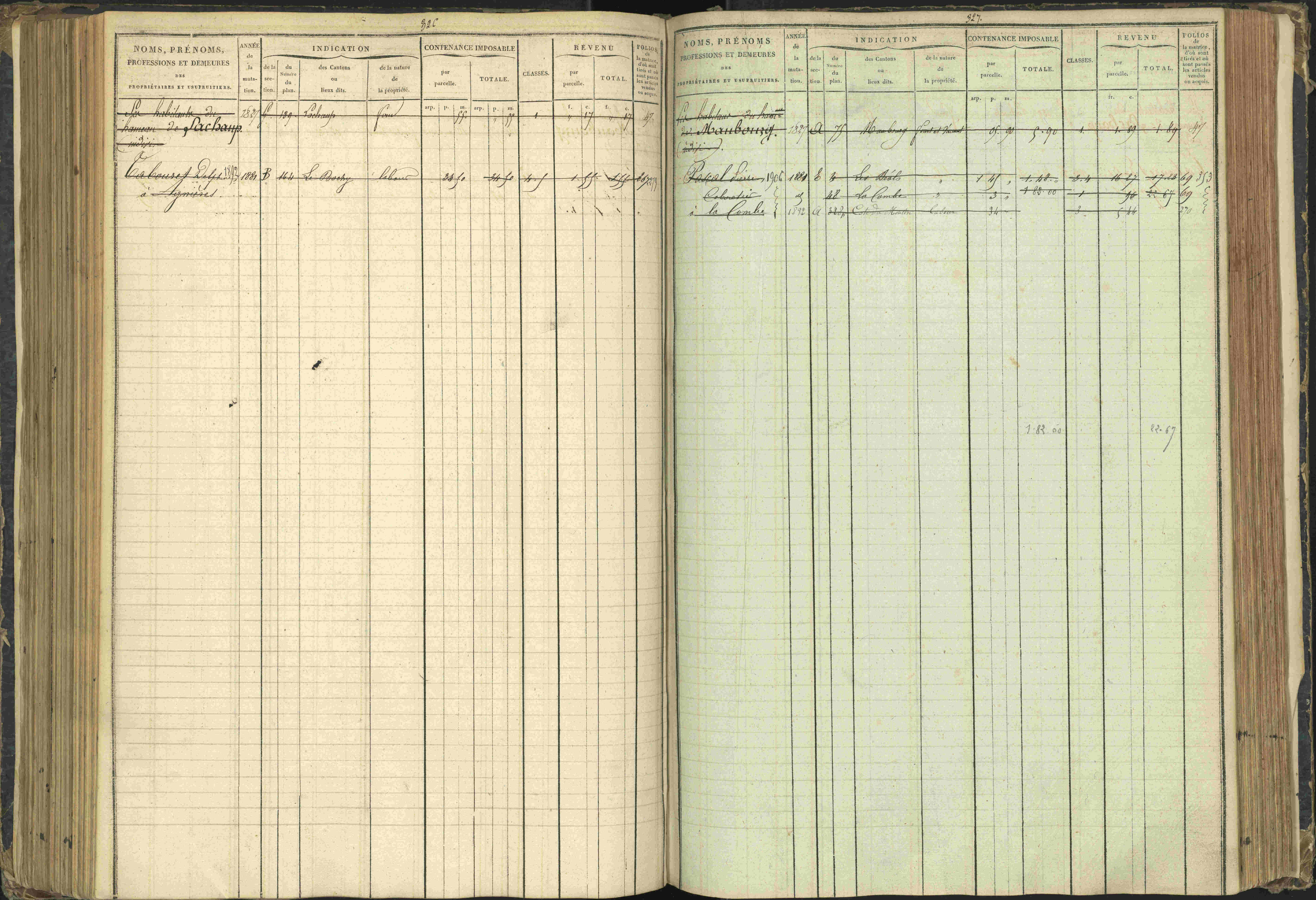 Agnières-en-Dévoluy - 3 P 108/1 - 3 P 108/1 - Matrice folios 1-340. 