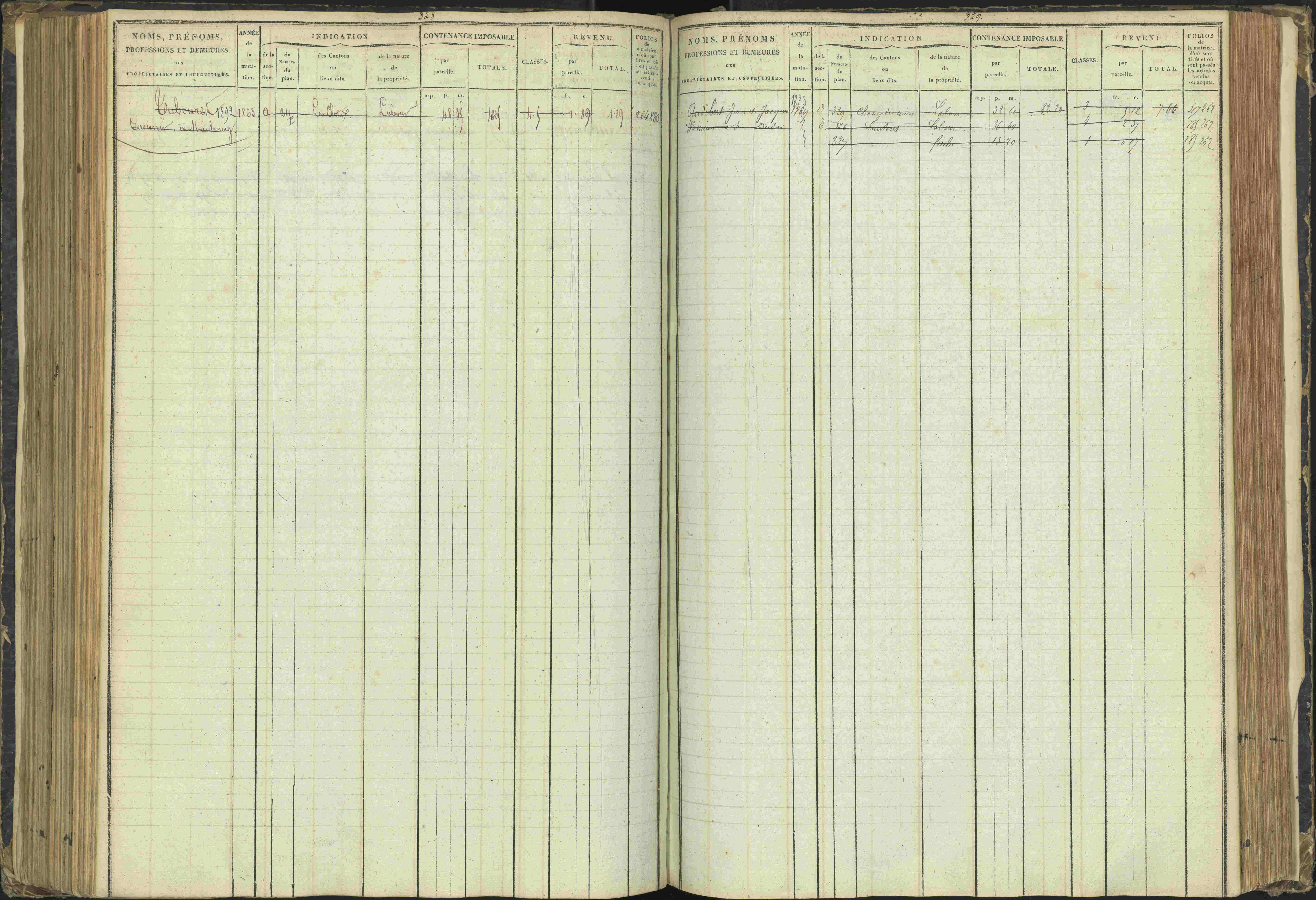Agnières-en-Dévoluy - 3 P 108/1 - 3 P 108/1 - Matrice folios 1-340. 