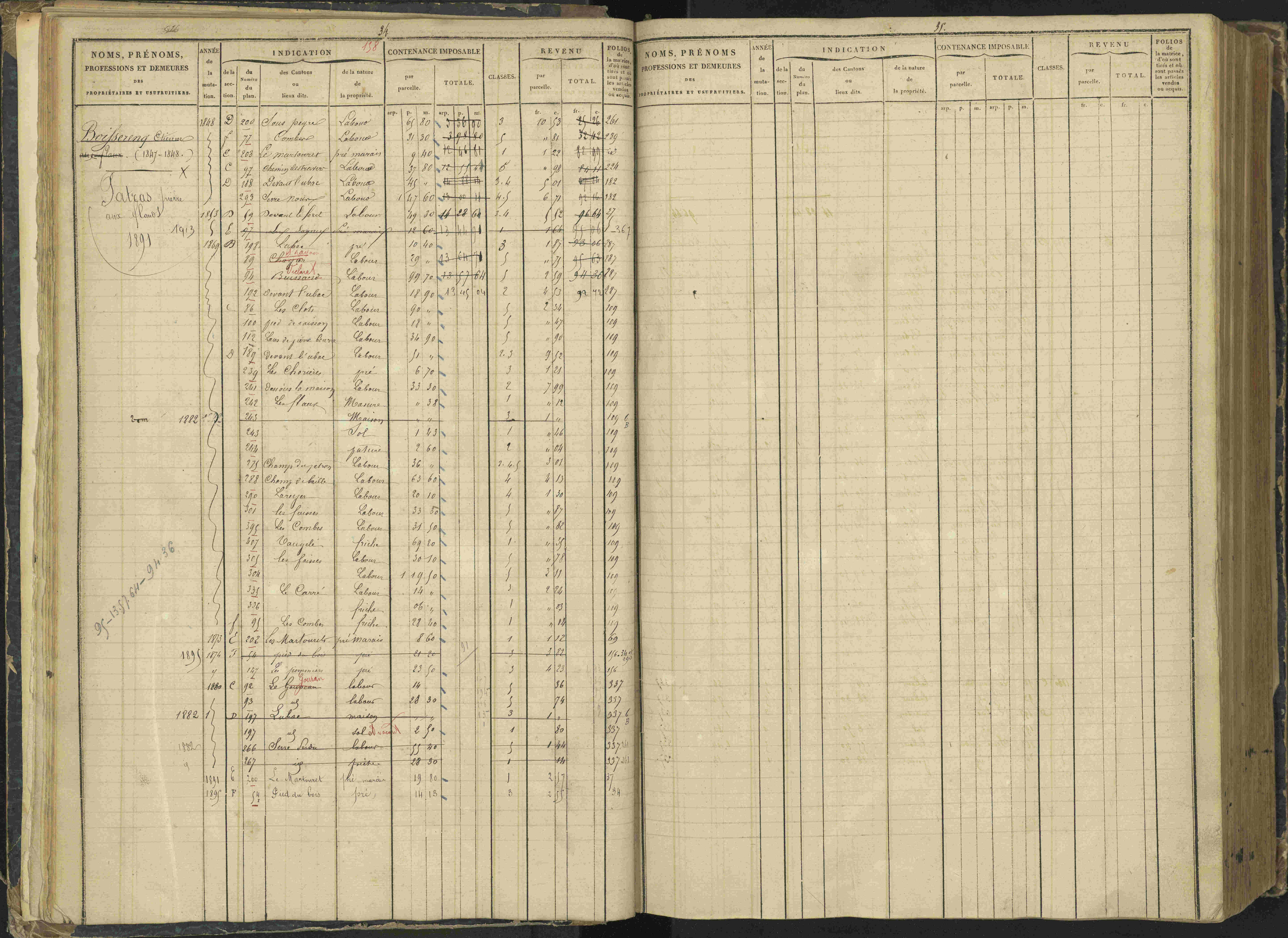 Agnières-en-Dévoluy - 3 P 108/1 - 3 P 108/1 - Matrice folios 1-340. 